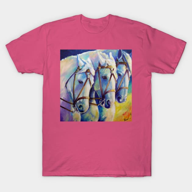 Circus Horses T-Shirt by Kimikim